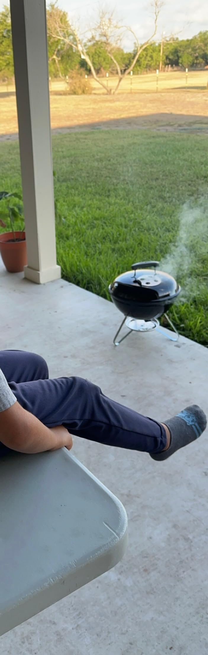Weber Smokey Joe Portable Charcoal Grill for Outdoor Cooking and Travel, 14-Inch, Black - Customer Photo 1