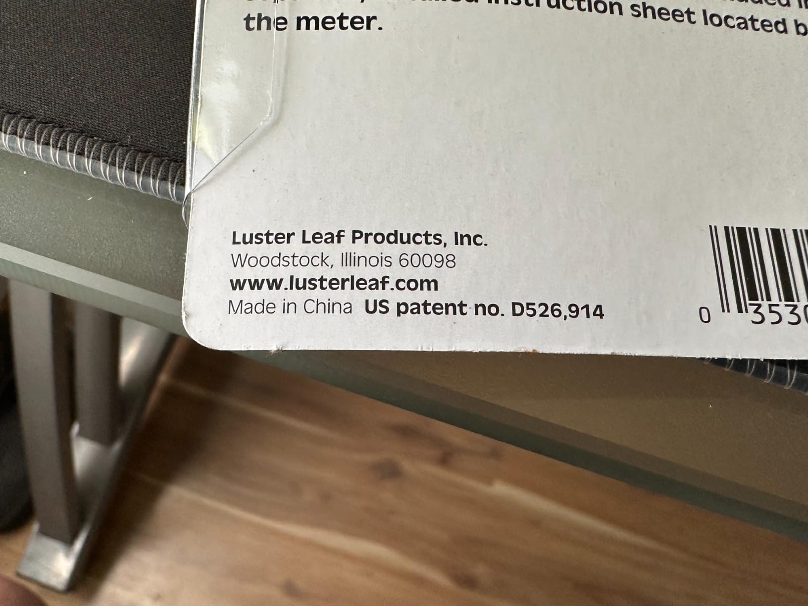 Luster Leaf 1818 Rapitest 4-in1 Soil pH/Moisture/Fertility/Light Tester - Customer Photo 1