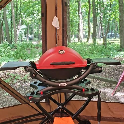 Weber Q1200 Liquid Propane Portable Gas Grill for Travel and Camping, 1 Burner, Black - Customer Photo 2