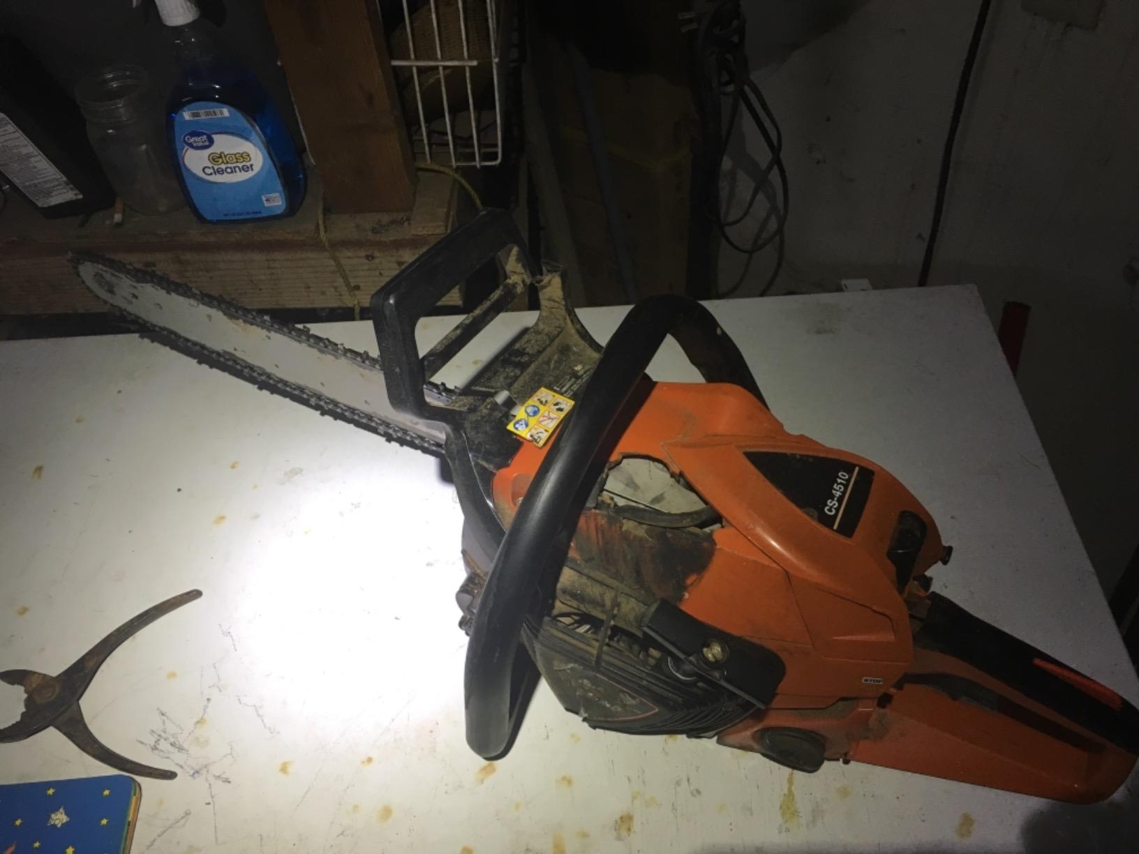 Echo 18 in. 45.0 cc Gas 2-Stroke Rear Handle Chainsaw CS-4510-18 - Customer Photo 1