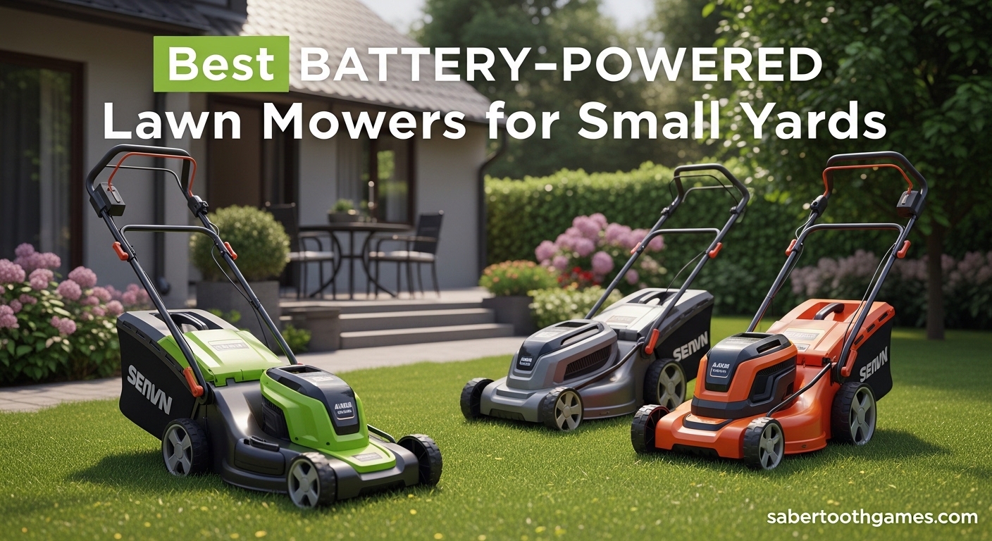 Best Battery-Powered Lawn Mowers for Small Yards