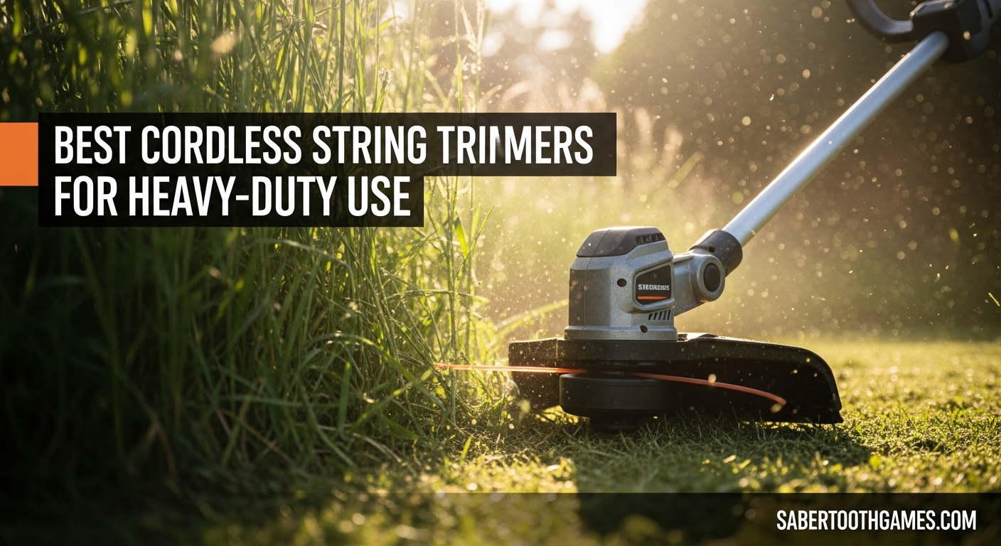 Best Cordless String Trimmers for Heavy-Duty Use