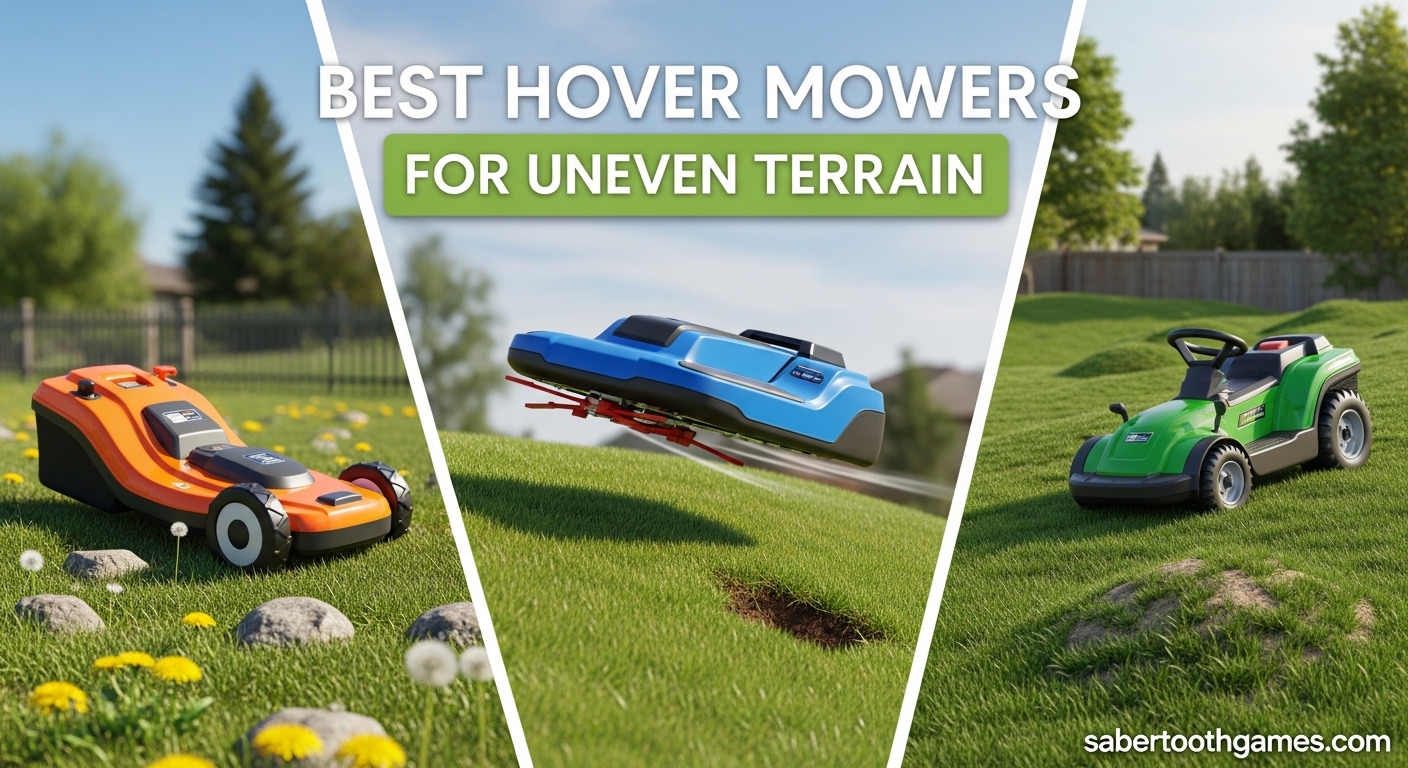 Best Hover Mowers for Uneven Terrain