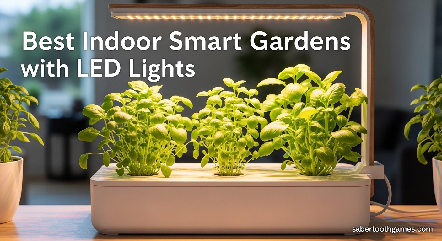 Best Indoor Smart Gardens with LED Lights