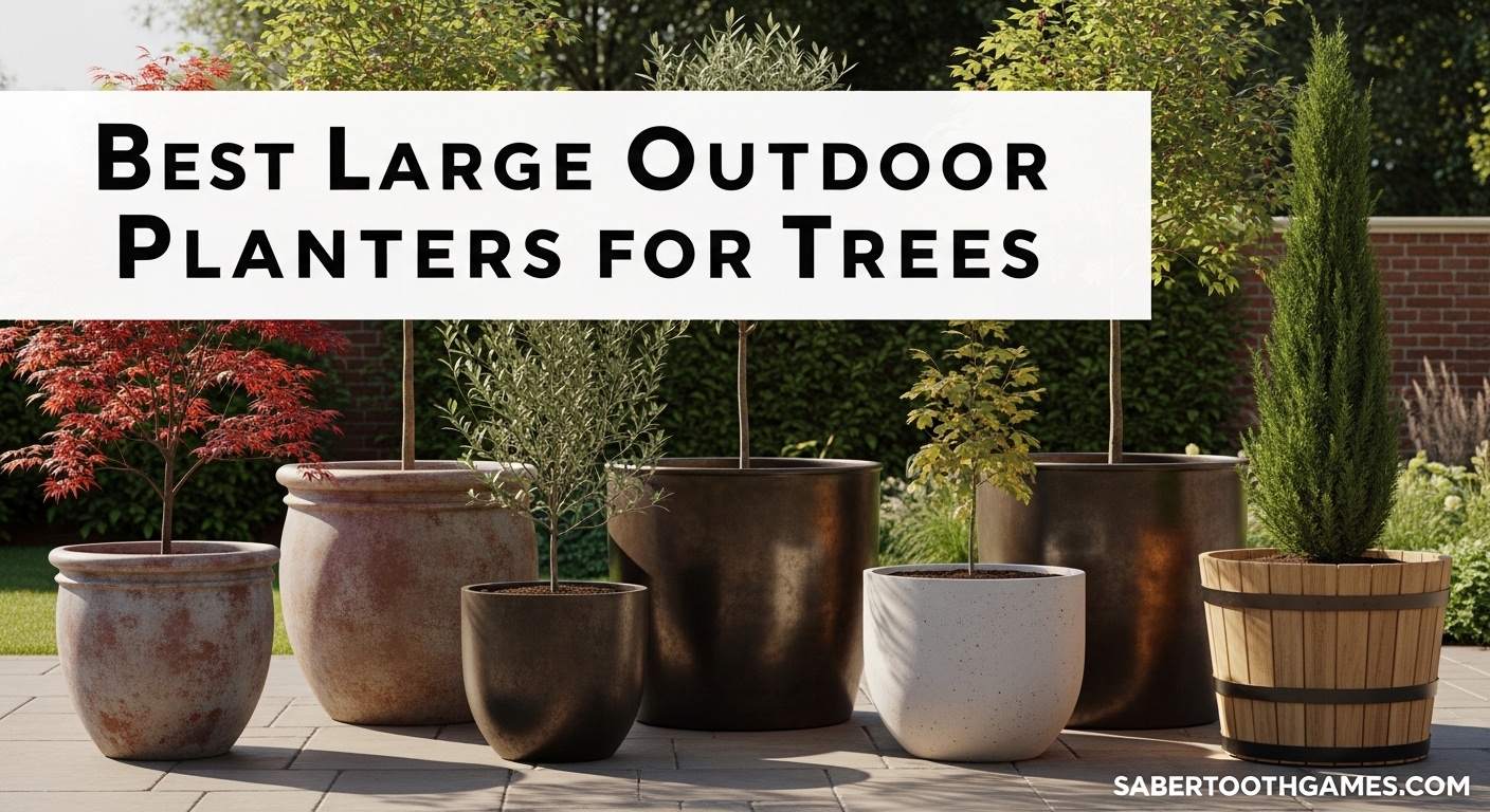Best Large Outdoor Planters for Trees